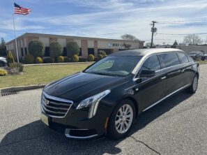 2019 CADILLAC FEDERAL RAISED ROOF SIX DOOR FUNERAL LIMOUSINE