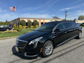 2019 CADILLAC FEDERAL RAISED ROOF SIX DOOR FUNERAL LIMOUSINE