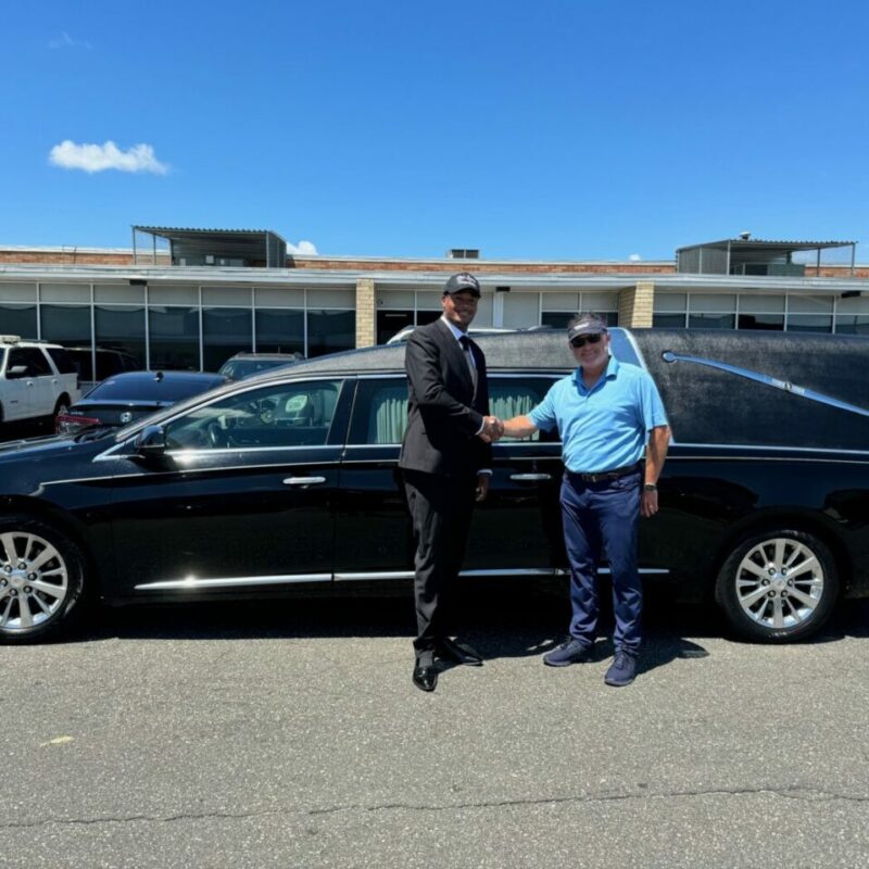 NEW DELIVERY: 2015 CADILLAC HEARSE TO SLIM LUXURY TRANSPORTATION