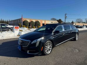 2019 CADILLAC SIX DOOR RAISED ROOF FUNERAL LIMOUSINE